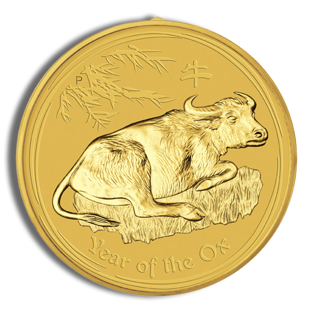 2009 1 Oz Australia Gold Lunar Ox (Series II) - BU