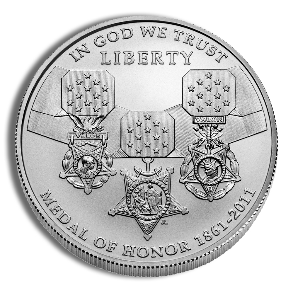 2011-S $1 Medal of Honor Silver Commemorative - BU