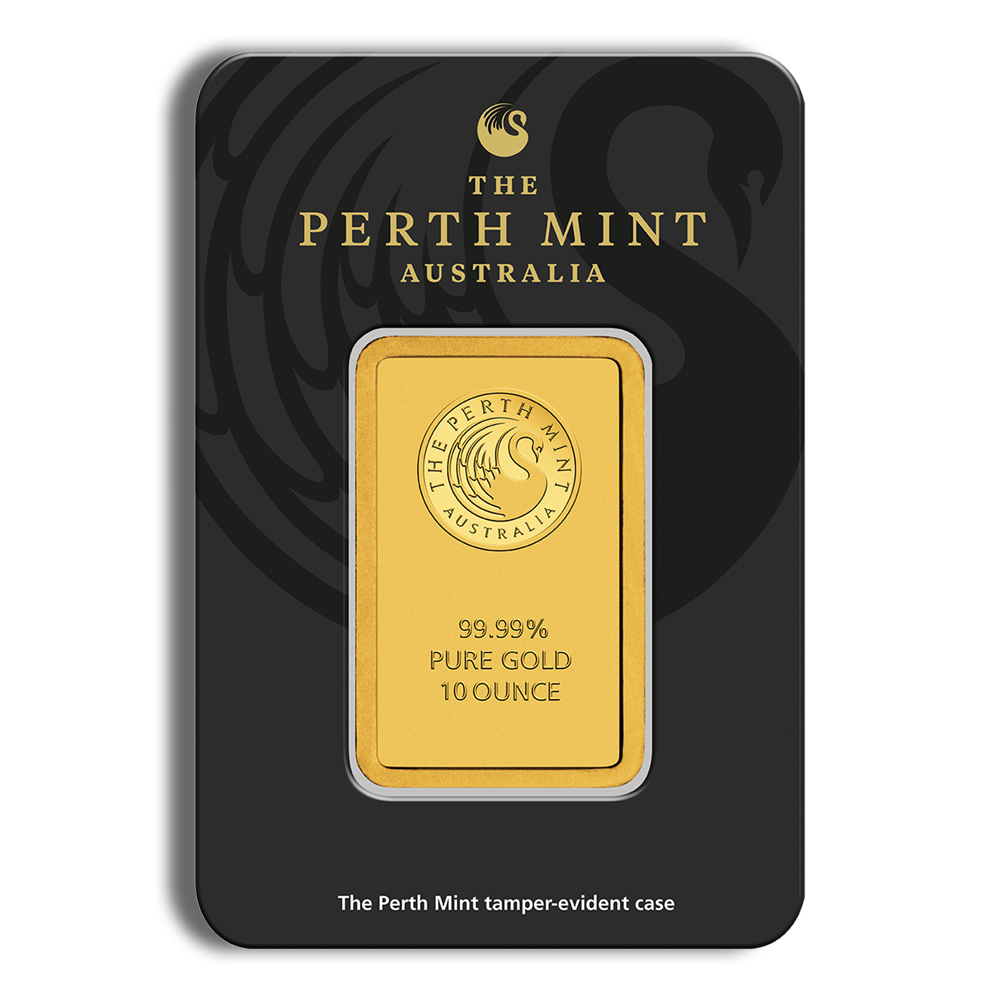 10 Oz Gold Bar - Perth Mint (In Assay Card)