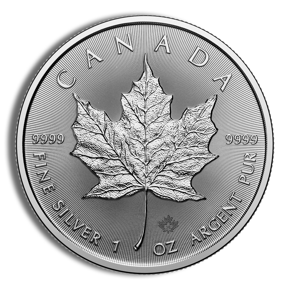 2024 1 Oz Silver Canadian Maple Leaf - BU