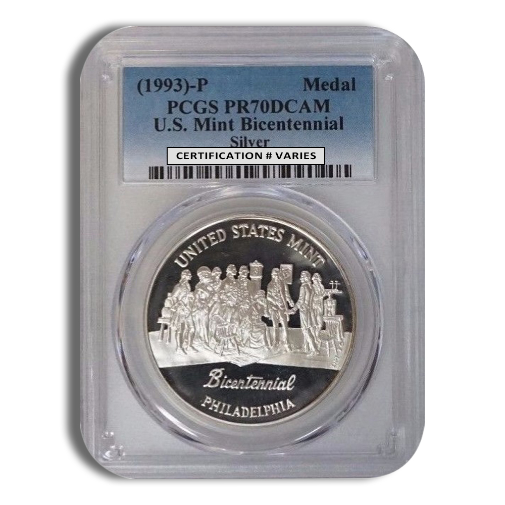 1993 Bicentennial Silver Medal - PCGS PR70