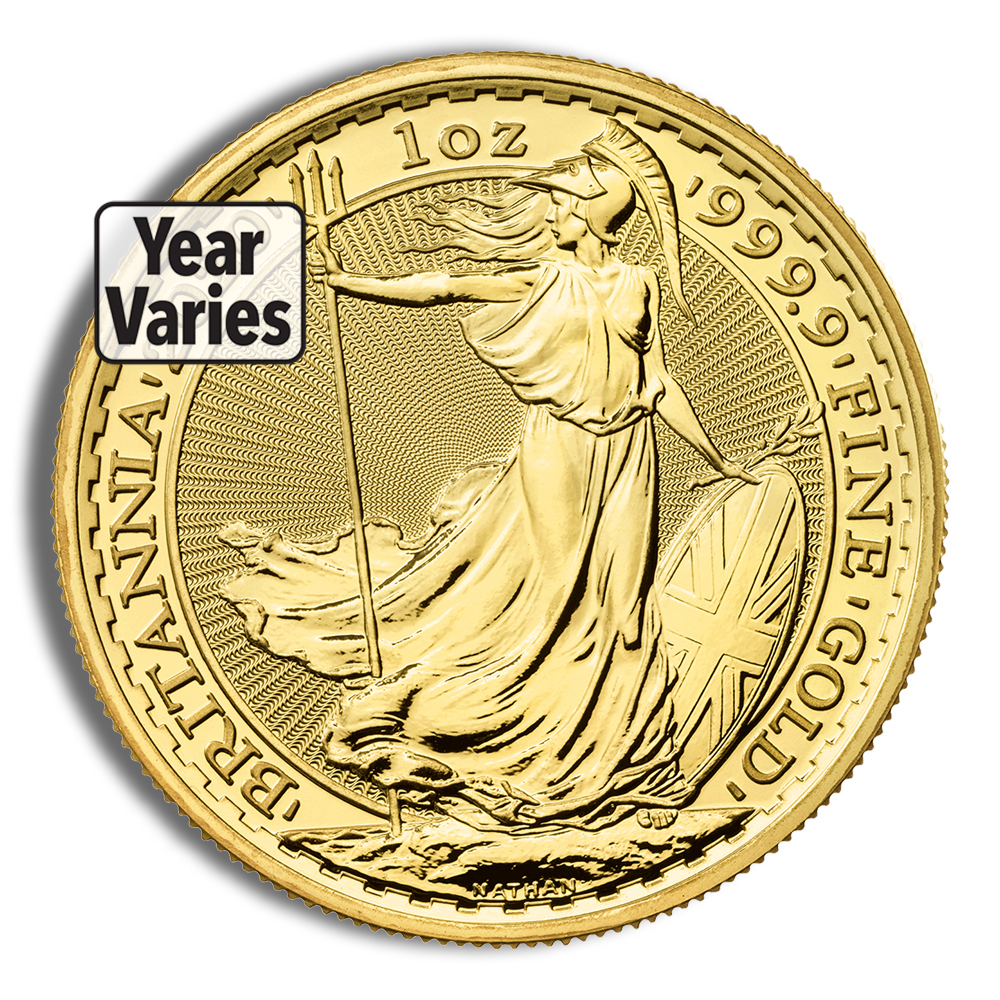 1 Oz Gold Great Britain Britannia - BU (2013-Present)