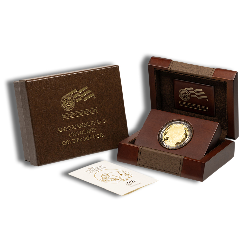 2009-W 1 Oz Proof Gold American Buffalo - BU (with Box and COA)