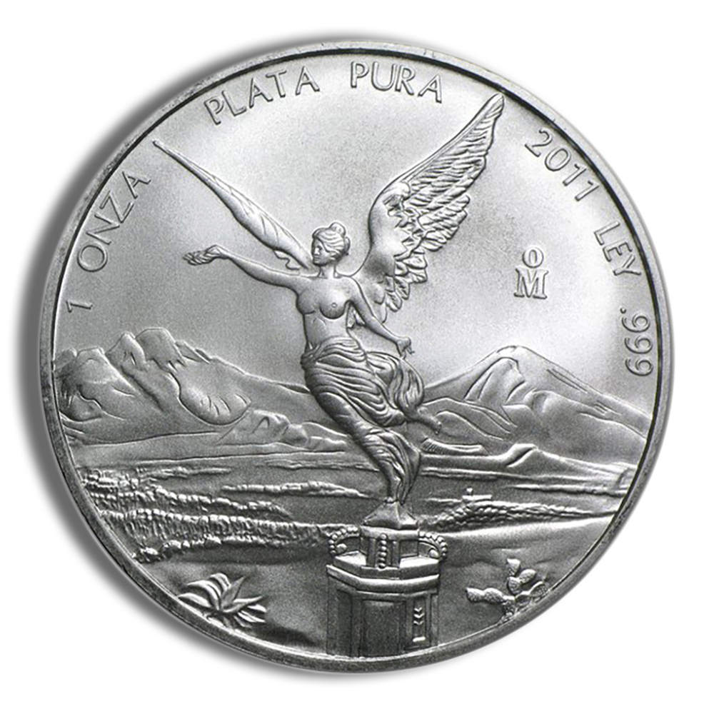 2011 1 Oz Silver Mexico Libertad - BU