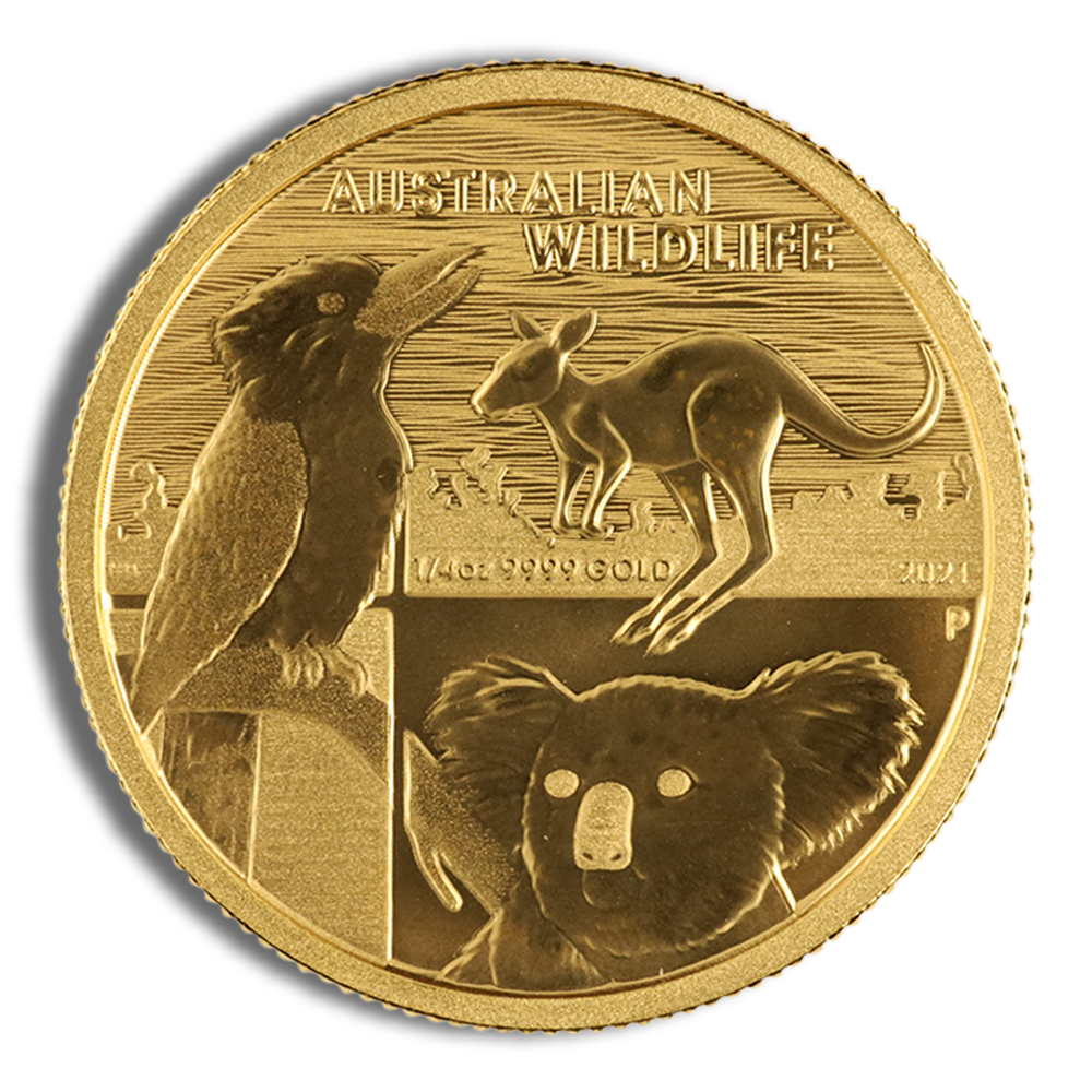 2022 1/4 Oz Australia Gold Wildlife Coin - BU