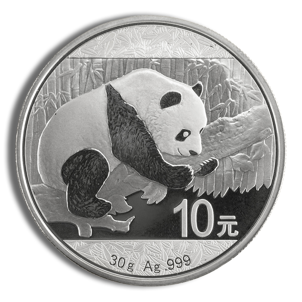 2016 30 Gram China Silver Panda - BU