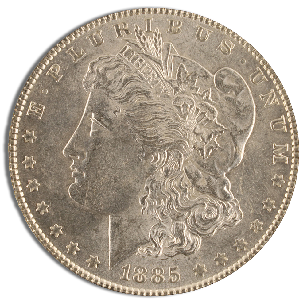 1878-1904 Morgan Silver Dollar - AU+