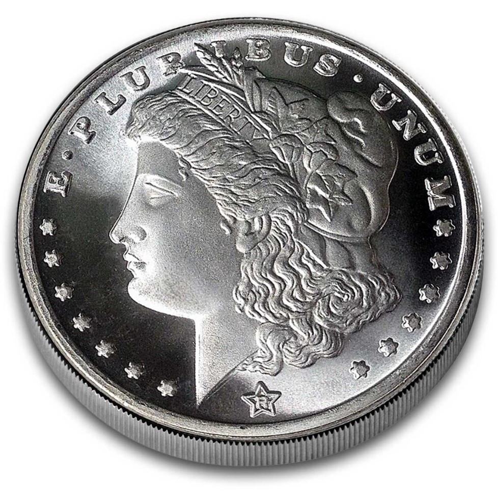 1 Oz Silver Round - Morgan Silver Dollar