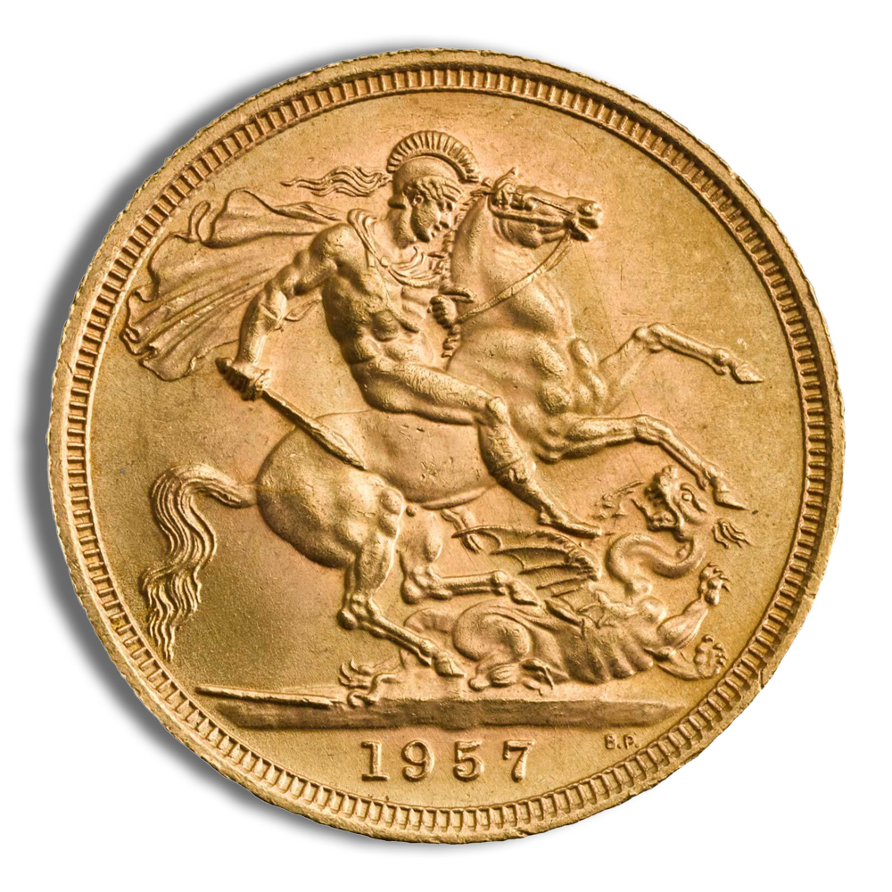 Great Britain Gold 2 Sovereign - BU (Random Year)