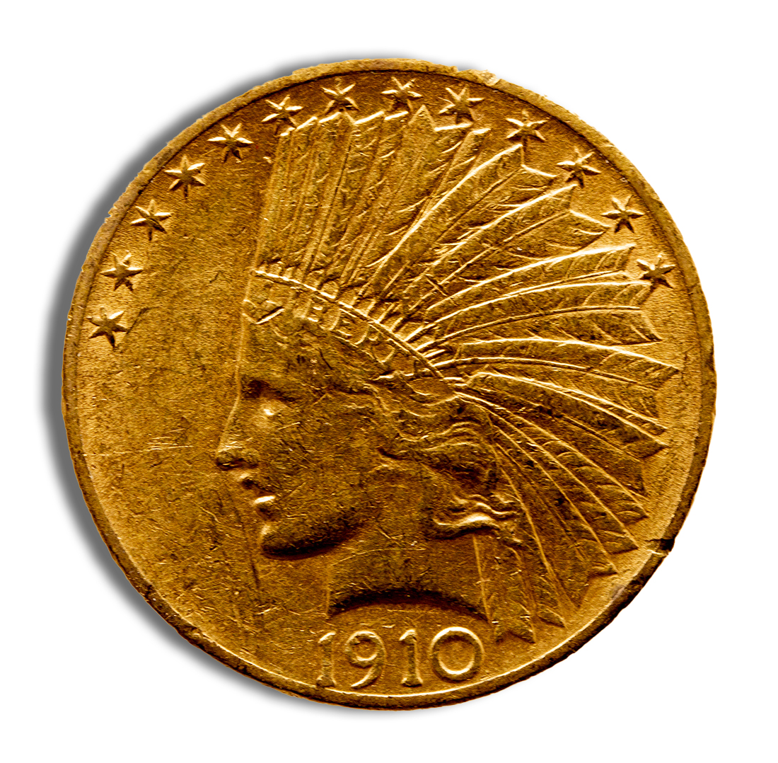 $10 Gold Indian Eagle - XF (Random Year)