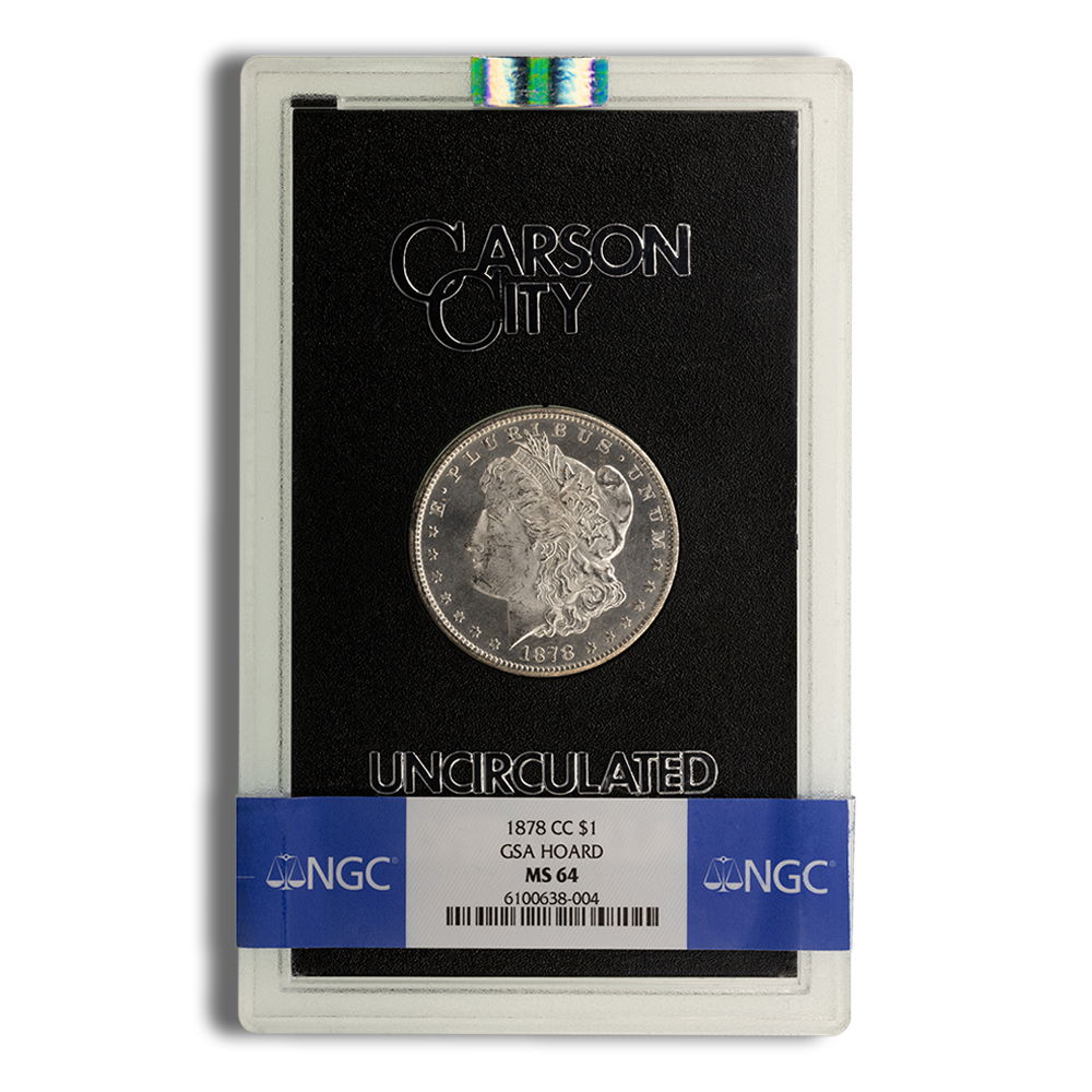 1878-CC GSA Morgan Silver Dollar - NGC MS64