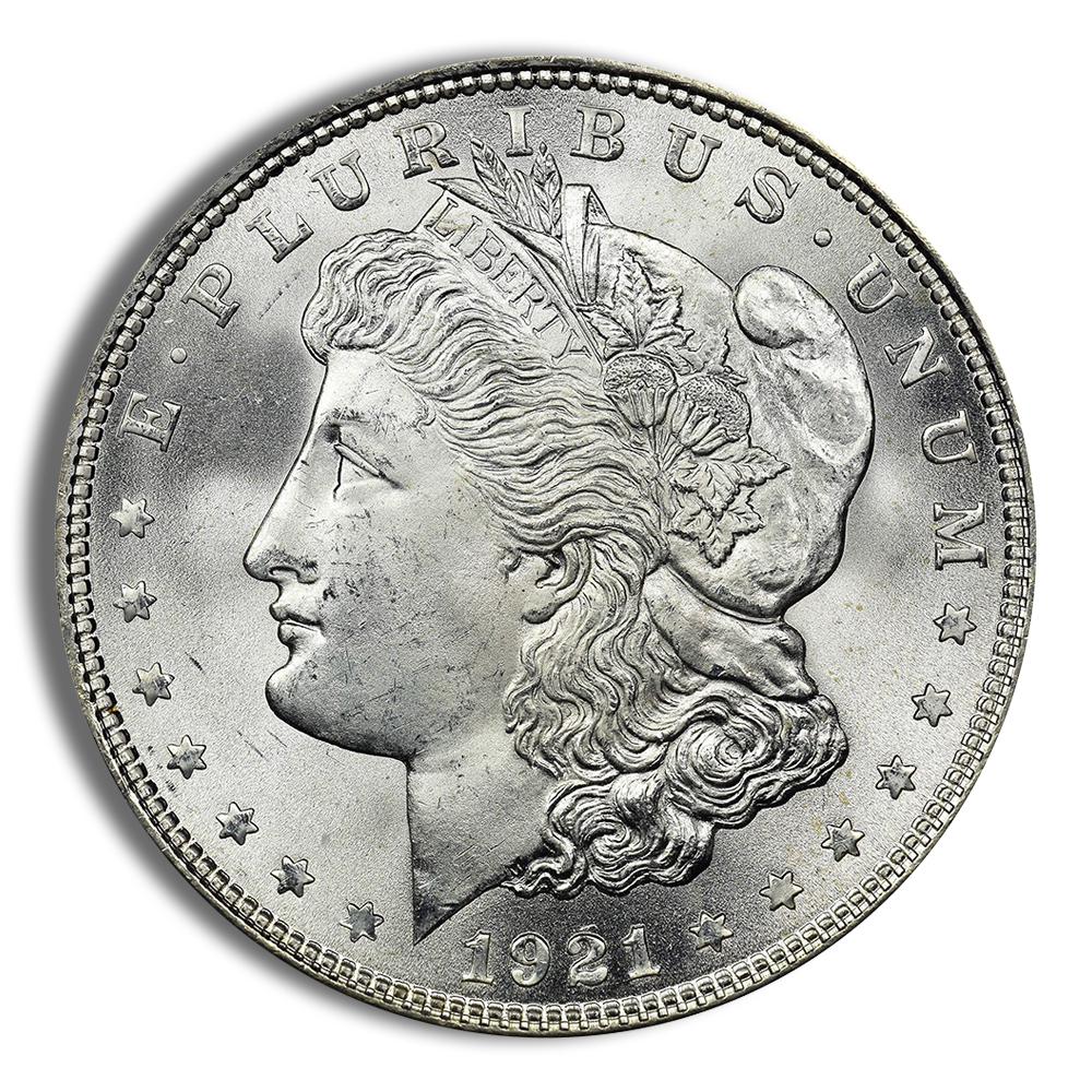 1921 Morgan Silver Dollar - Fine+ Condition