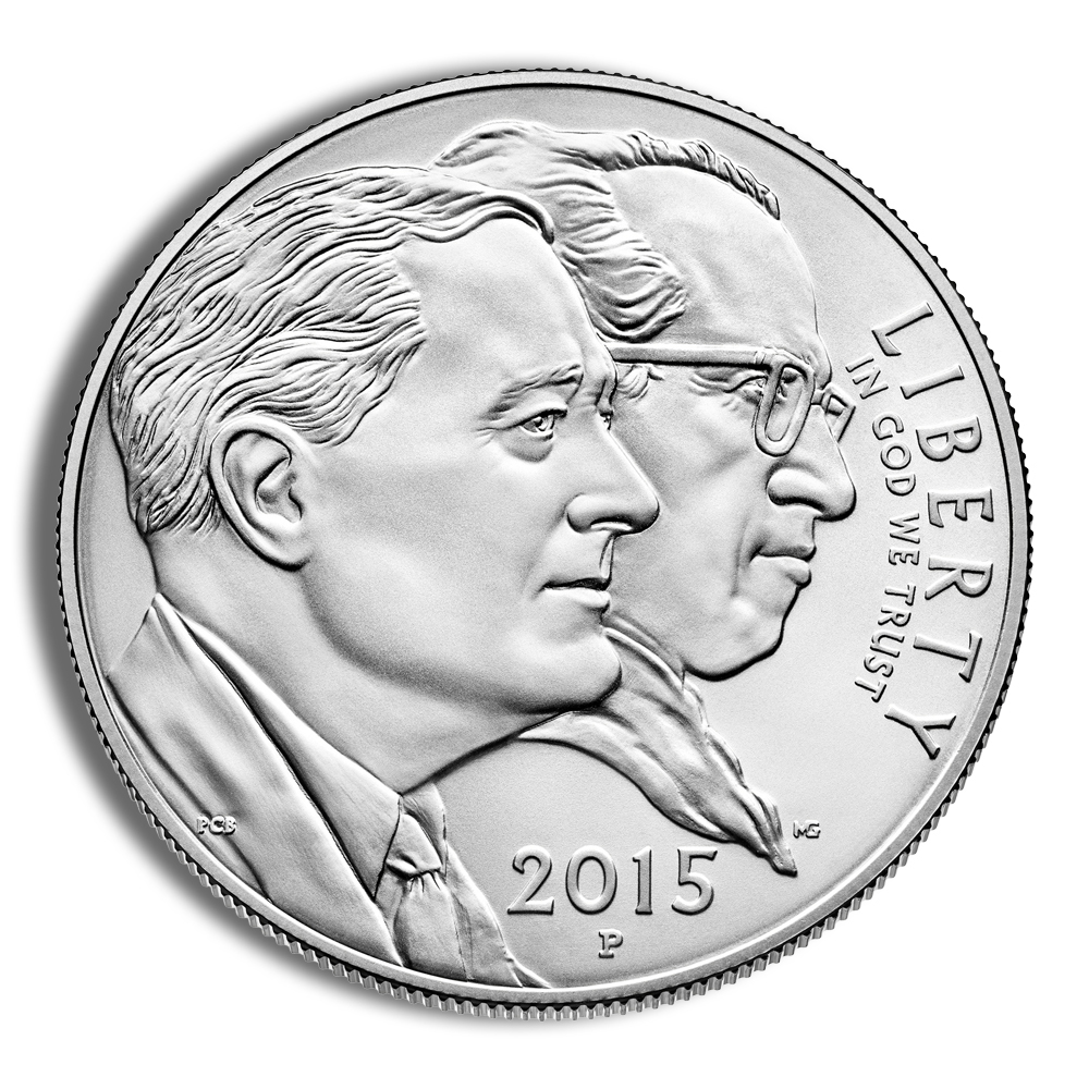 2015-P $1 March of Dimes Silver Commemorative - BU