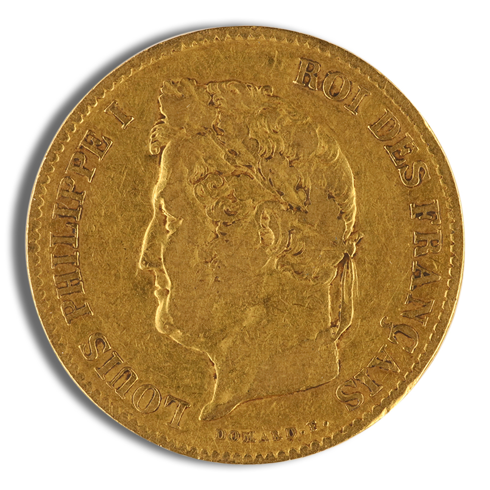 1831-1838 France Gold 40 Francs (Louis Philippe I) - XF+