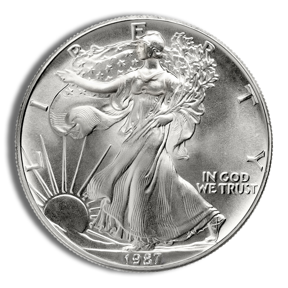 1987 Silver American Eagle - BU