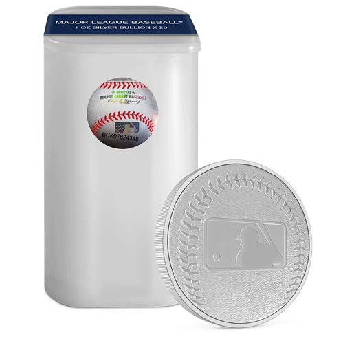 1 Oz Silver Round - Official Major League Baseball MLB