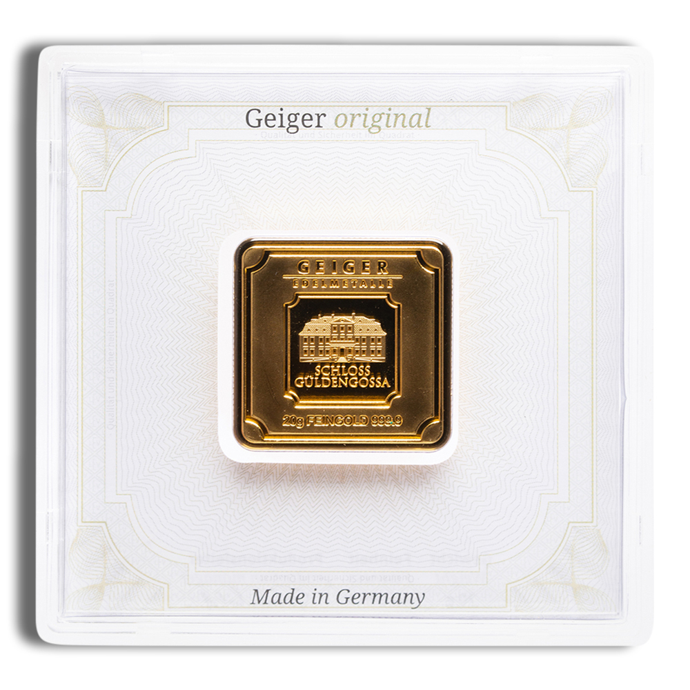 20 Gram Gold Bar - Geiger (In Assay Card)