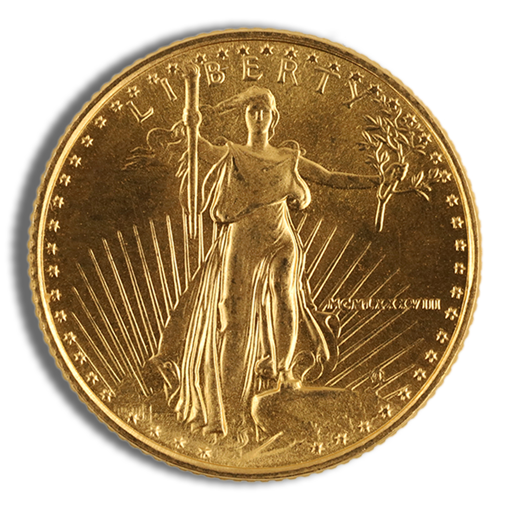 1989 1/10 Oz Gold American Eagle - BU (MCMLXXXVIX)