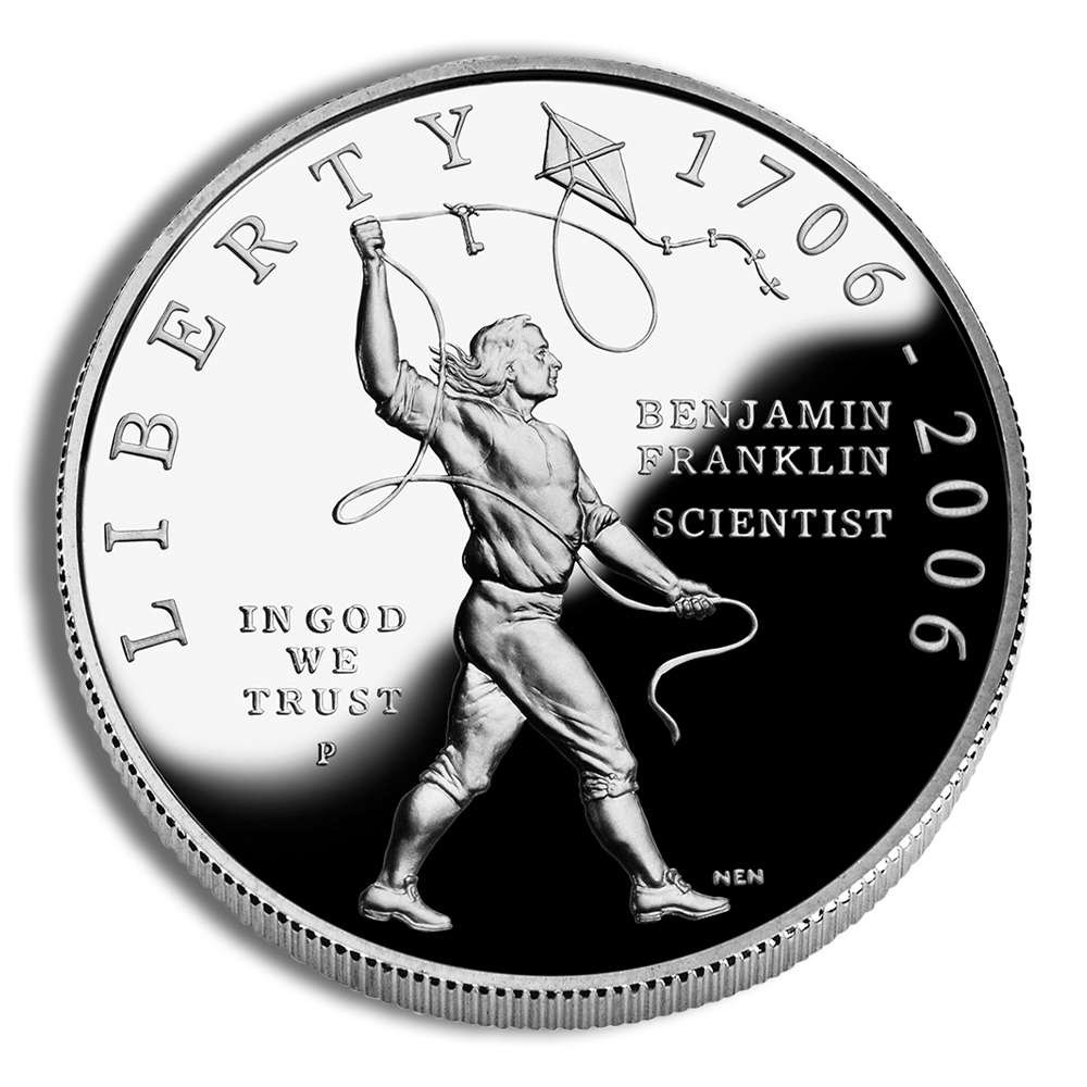 2006-P $1 Franklin Scientist Silver Commemorative Proof - BU