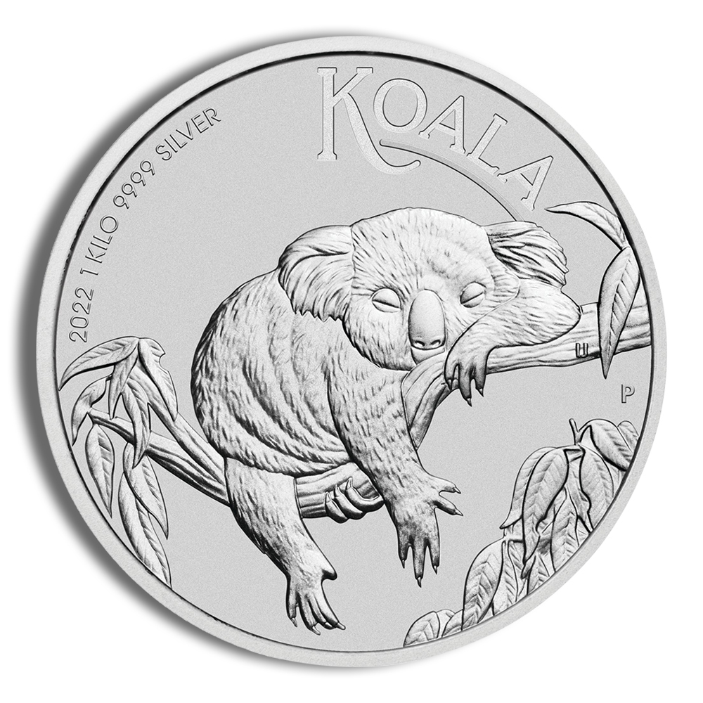 2022 1 Kilo Silver Australia Koala - BU