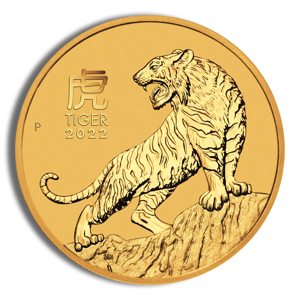 2022 1/20 Oz Australia Gold Lunar Tiger (Series III) - BU