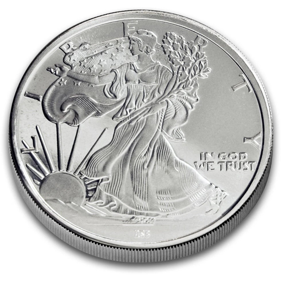 1 Oz Silver Round - Walking Liberty