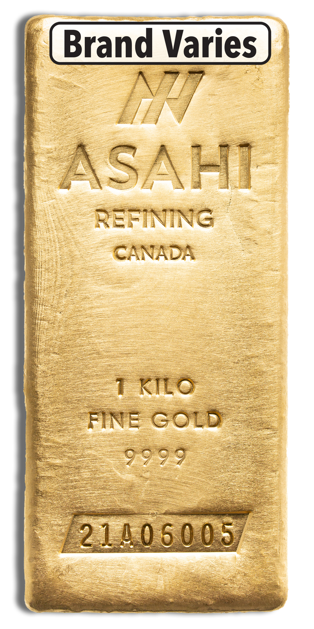 1 Kilo Gold Bar .9999 (Random Brand, COMEX/LBMA Deliverable)