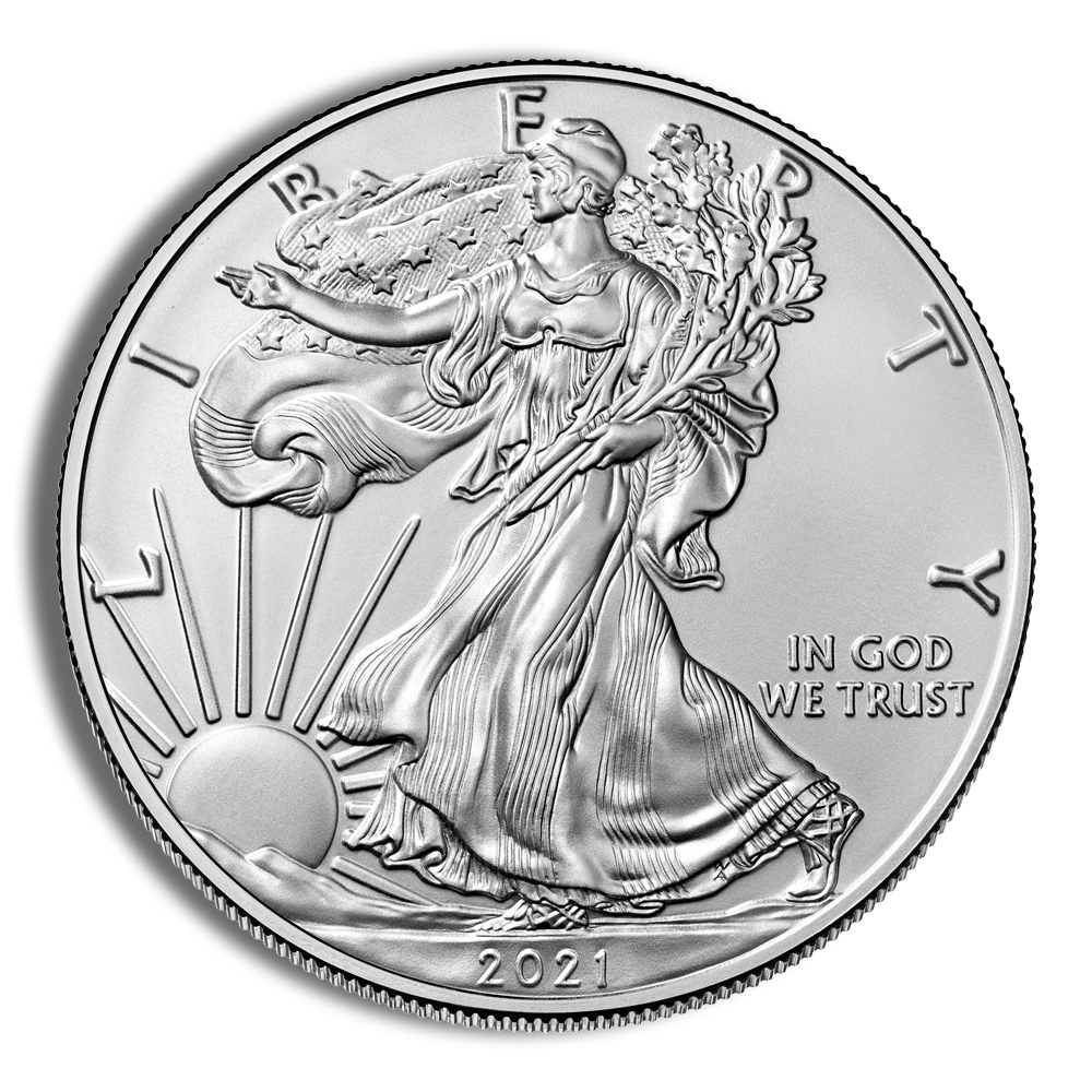 2021 Silver American Eagle - BU (Type 1)