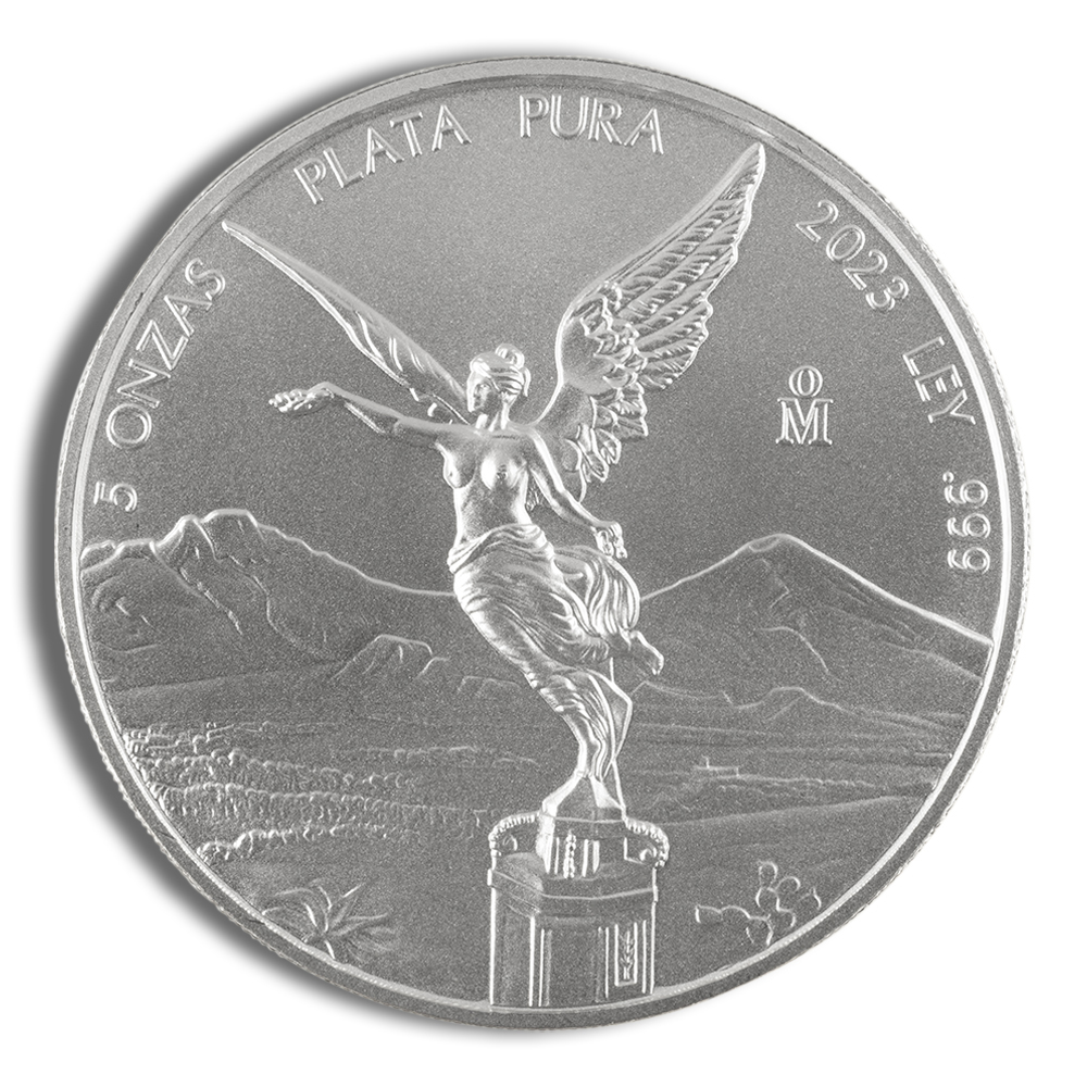 2023 5 Oz Silver Mexico Libertad - BU