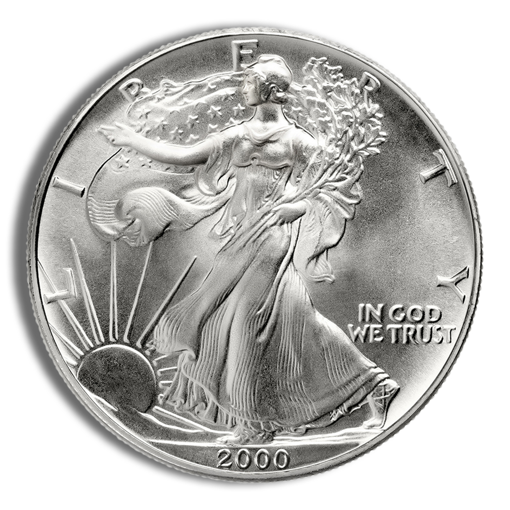 2000 Silver American Eagle - BU