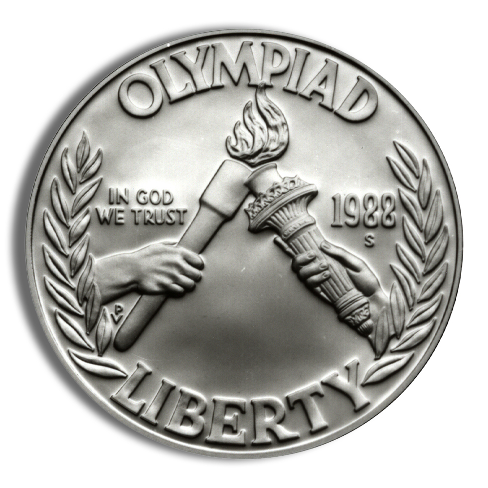 1988-S $1 Olympic Silver Commemorative Proof - BU