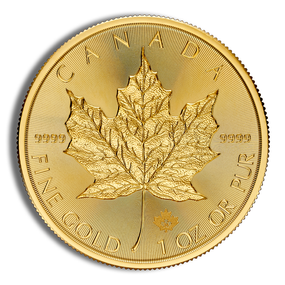 2024 1 Oz Gold Canadian Maple Leaf - BU