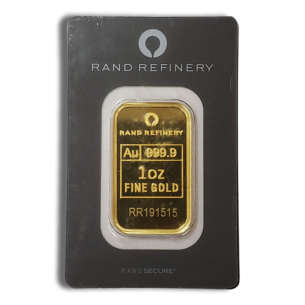 1 Oz Gold Bar - Rand Refinery (In Assay Card)