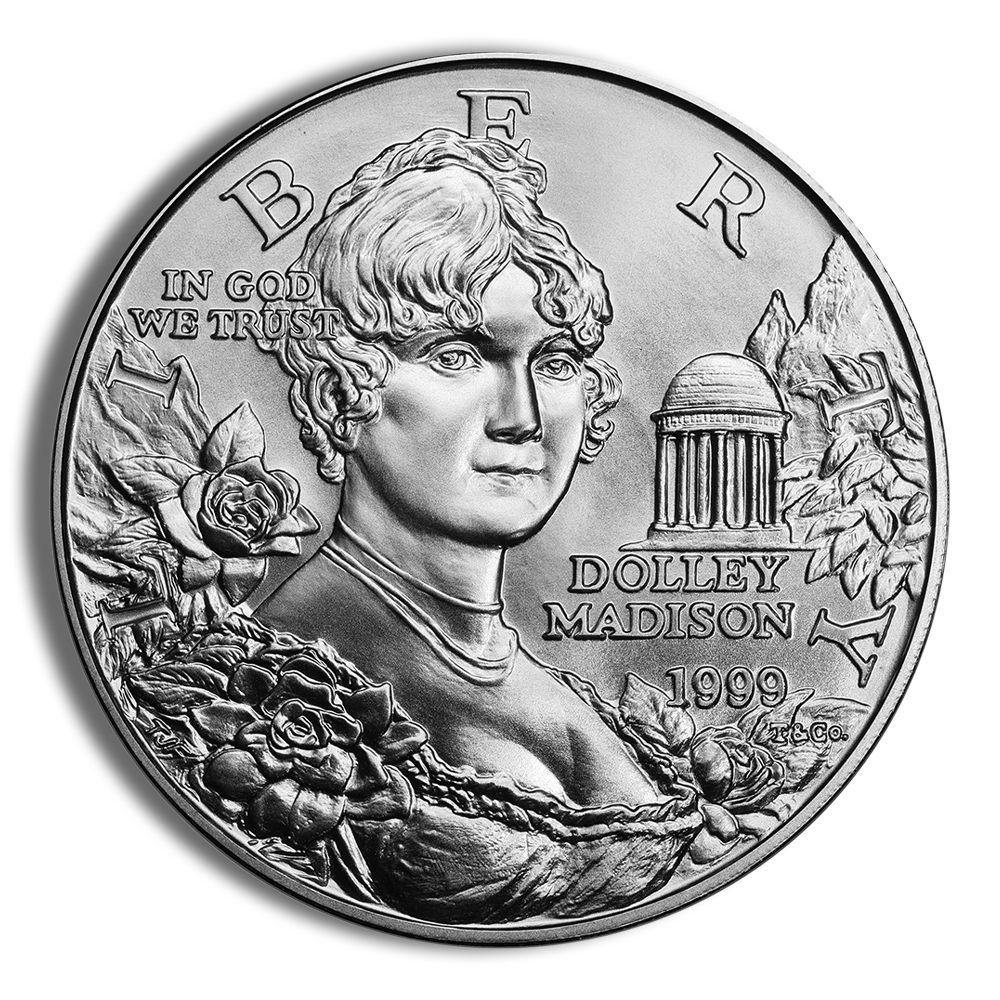 1999-P $1 Dolley Madison Silver Commemorative - BU