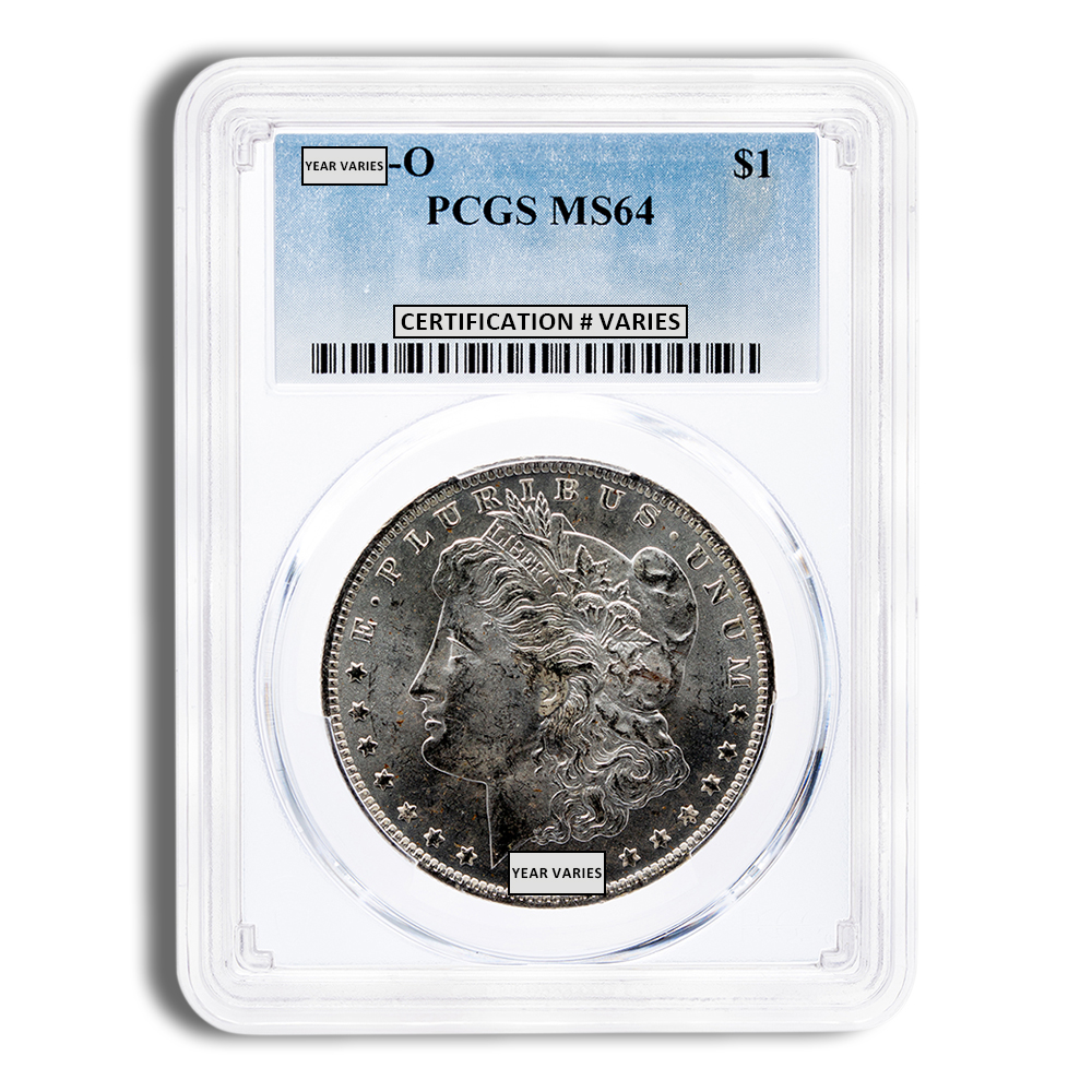 1878-1904 Morgan Silver Dollar - PCGS MS63