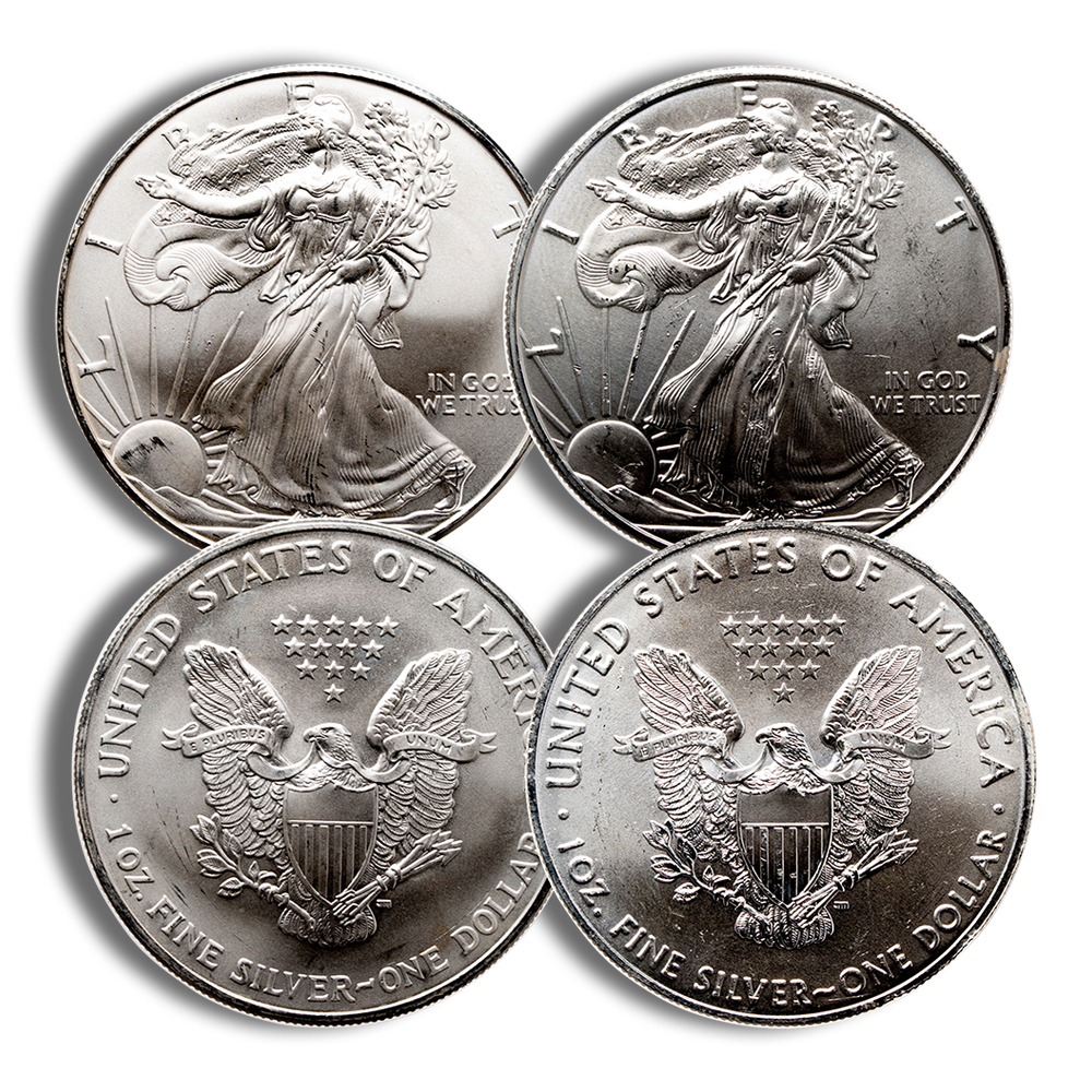 Silver American Eagle (Random Year, Imperfect Condition)