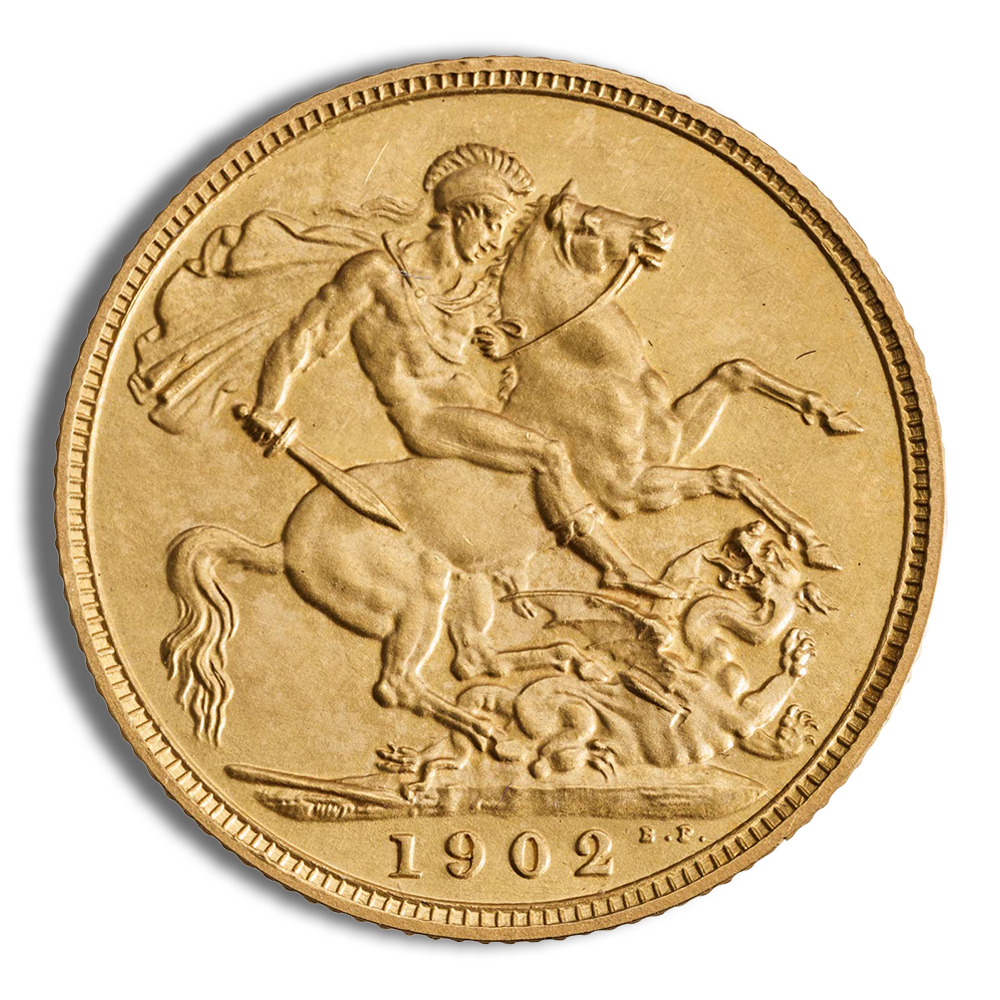 1901-1952 Great Britain Gold 1 Sovereign (King) - XF+