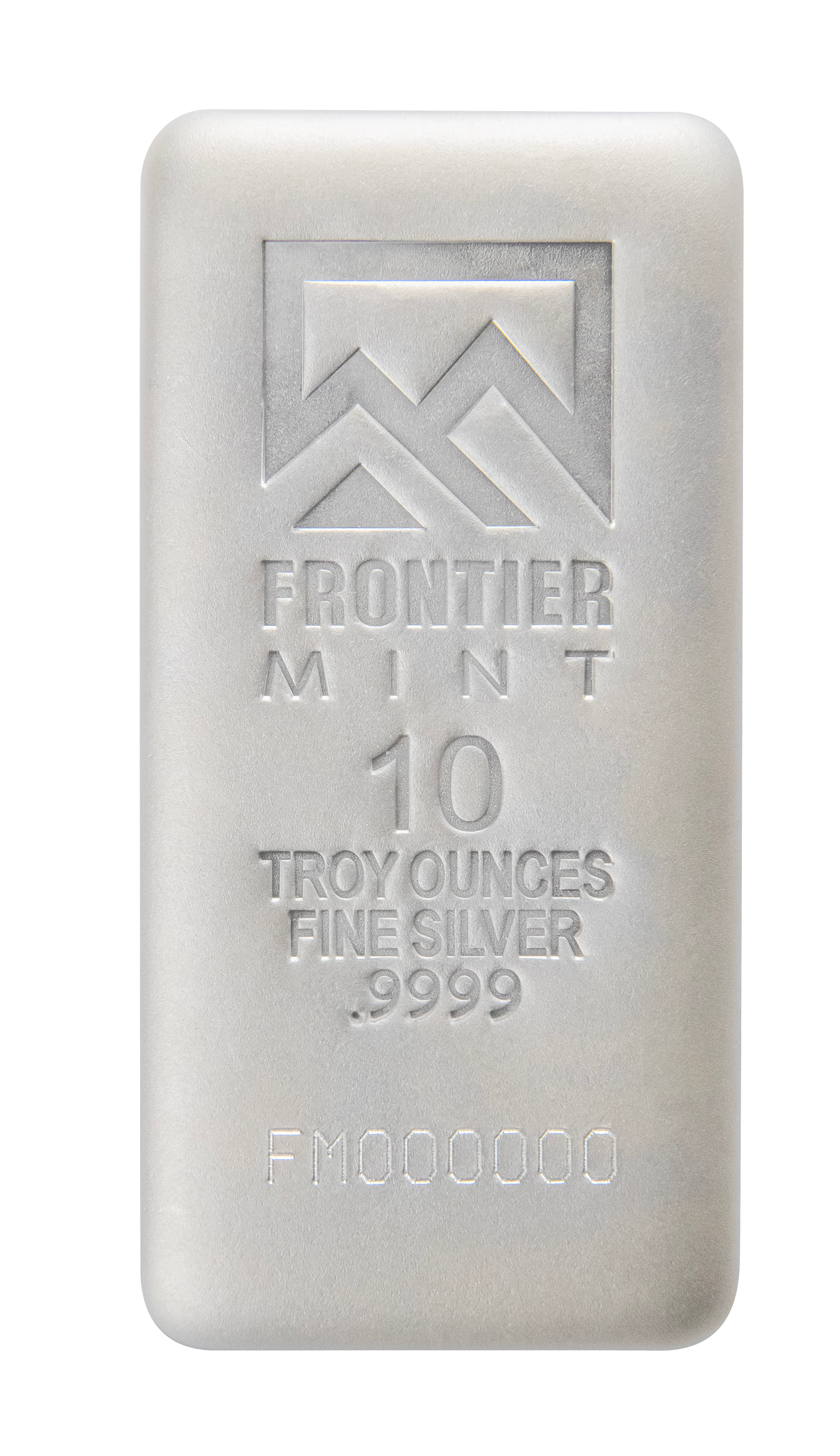 10 Oz Silver Bar - Frontier Mint (Frosted)