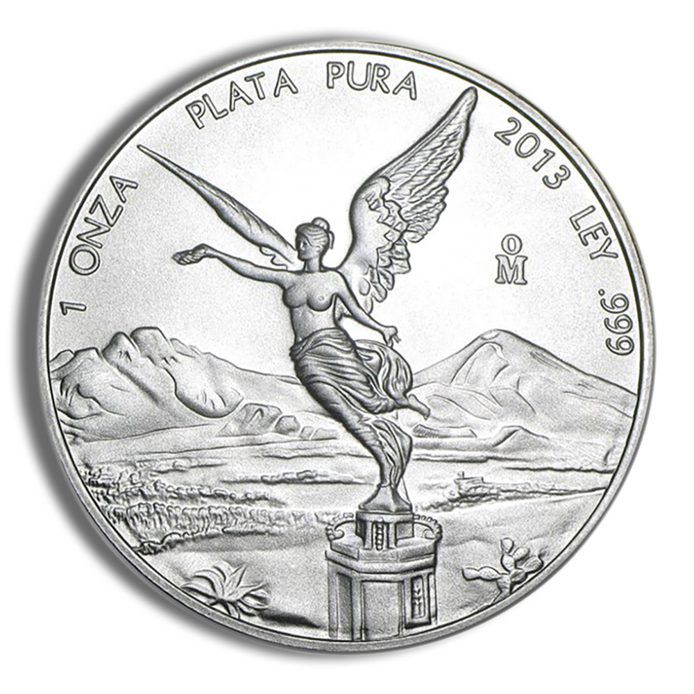 2013 1 Oz Silver Mexico Libertad - BU