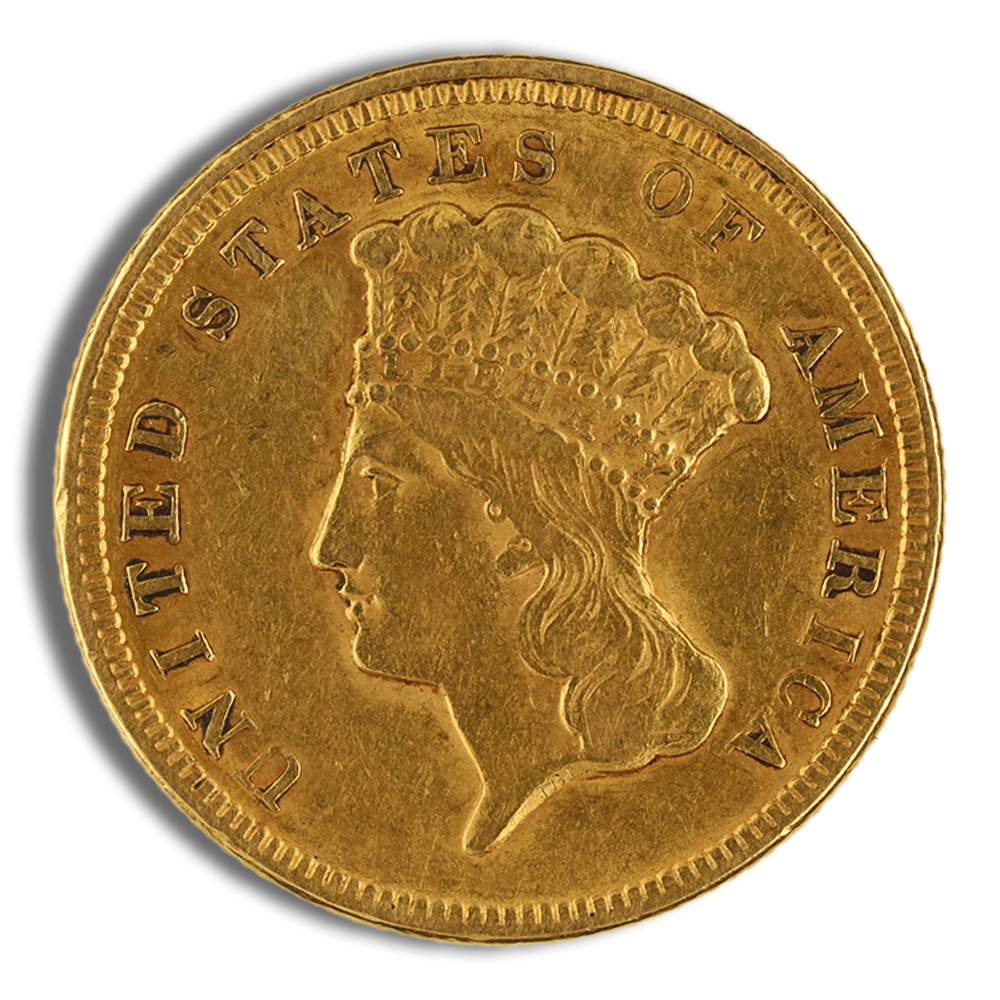 $3 Gold Princess - XF (Random Year)