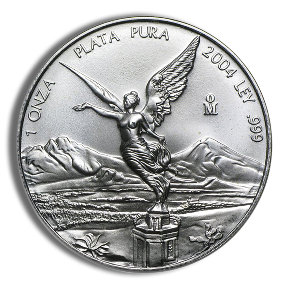 2004 1 Oz Silver Mexico Libertad - BU