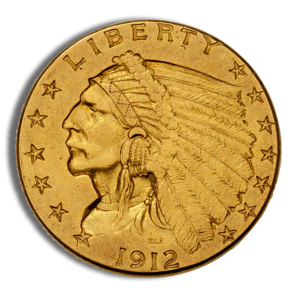 $2.5 Gold Indian Quarter Eagle - BU (Random Year)