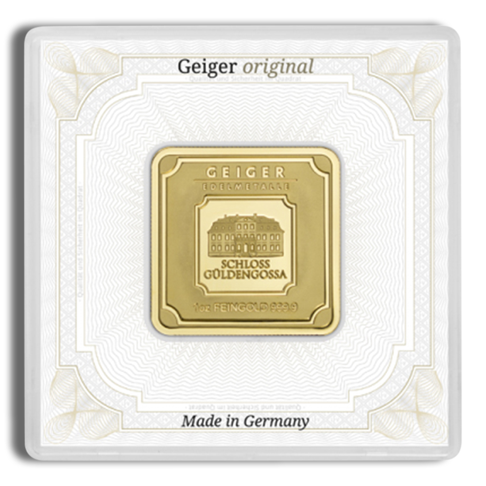 1 Oz Gold Bar - Geiger (In Assay Card)