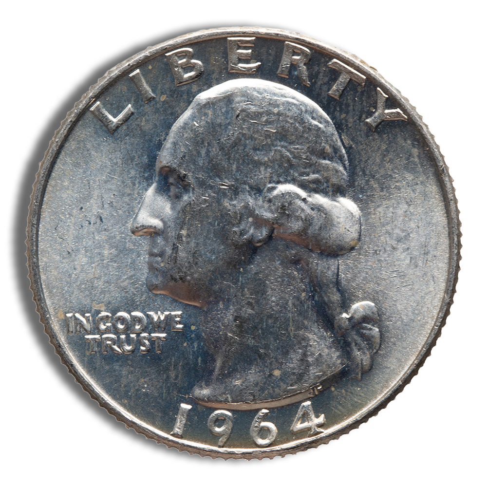 90% Silver Washington Quarters BU - $1 Face Value