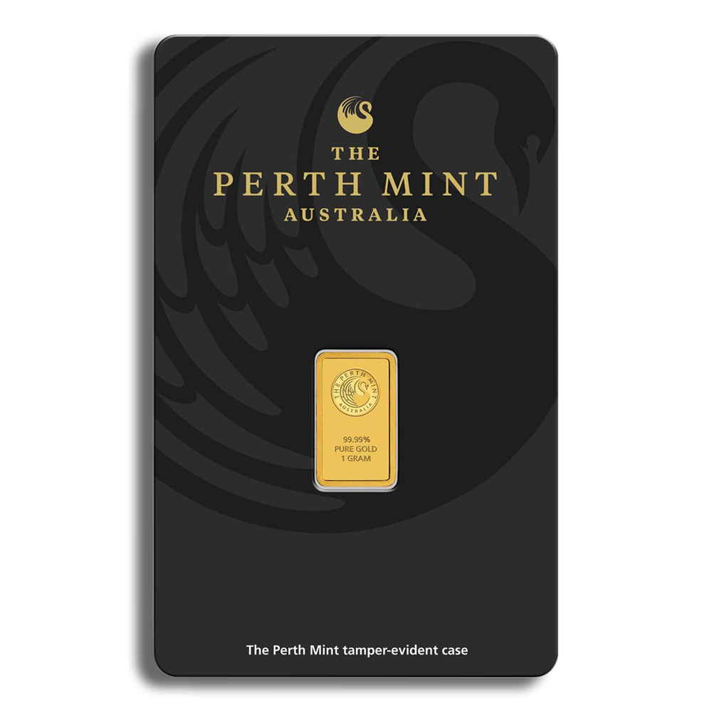 1 Gram Gold Bar - Perth Mint (In Assay Card)