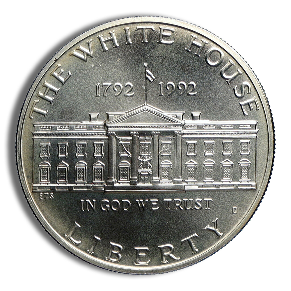 1992-D $1 White House Silver Commemorative - BU