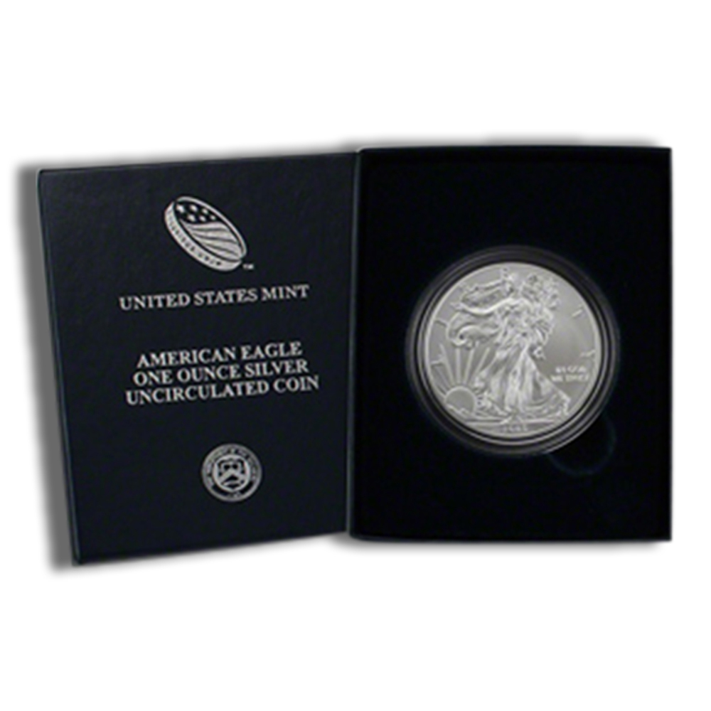 2018-W Burnished Silver American Eagle - BU (with Box and COA)