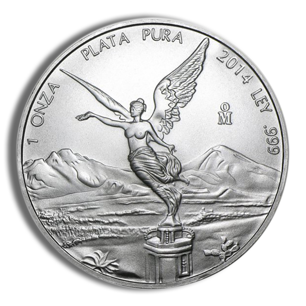 2014 1 Oz Silver Mexico Libertad - BU