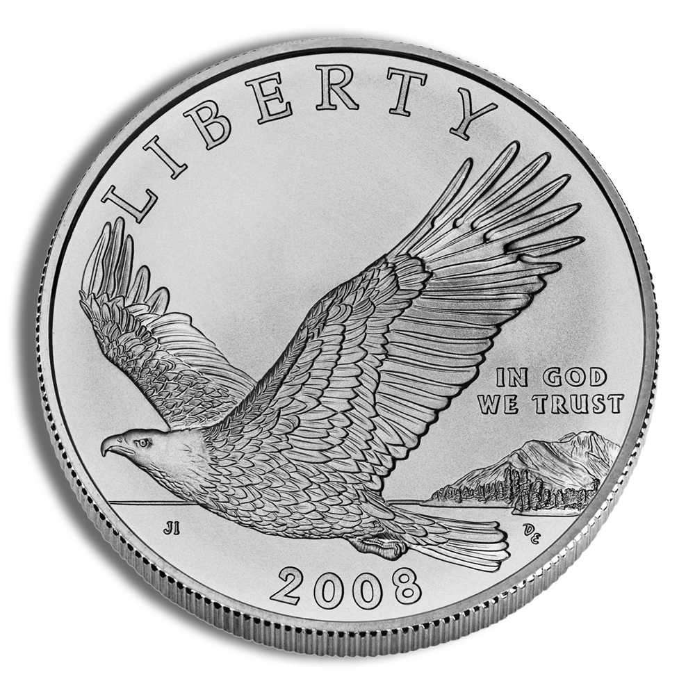 2008-P $1 Bald Eagle Silver Commemorative - BU