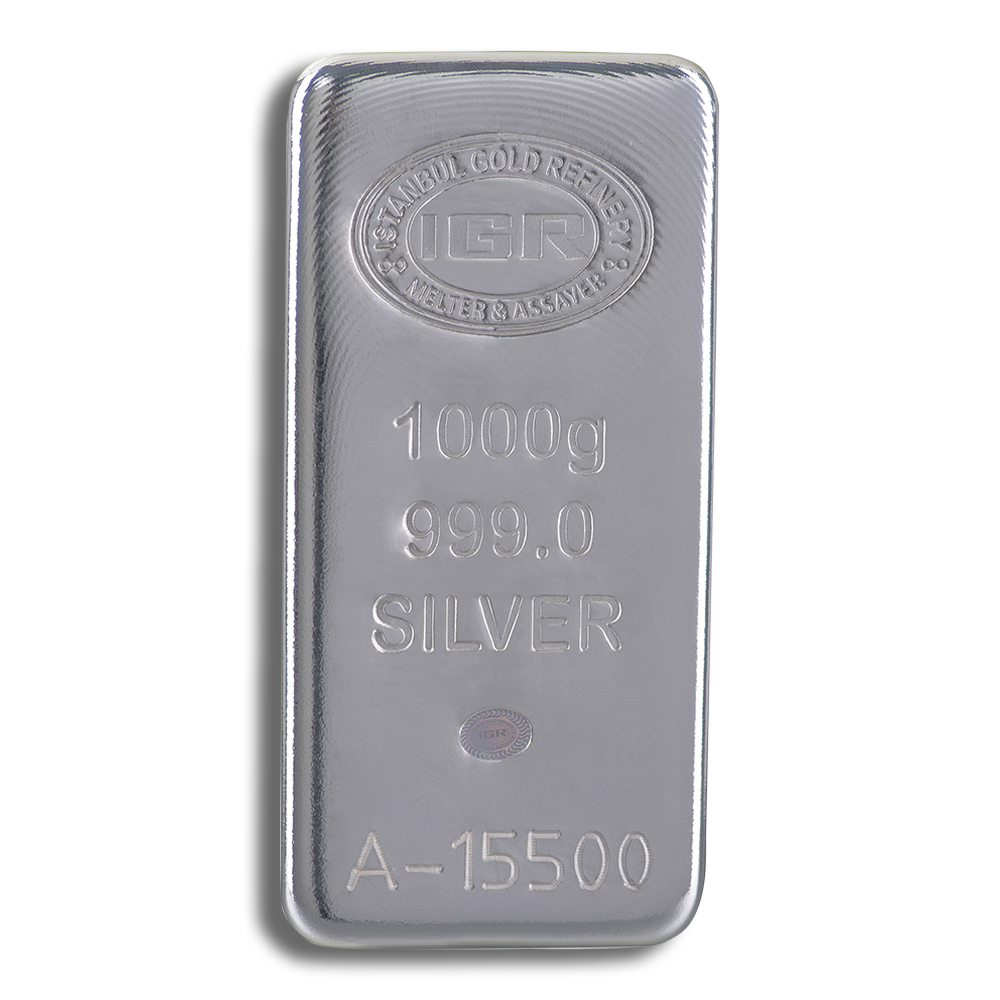 1 Kilo Silver Bar - IGR Metals